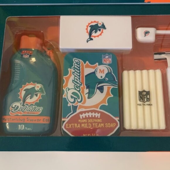 Vintage Miami Dolphins Team Body Care Gift Pack NFL Officially Licensed 90s Y2K - Picture 2 of 6
